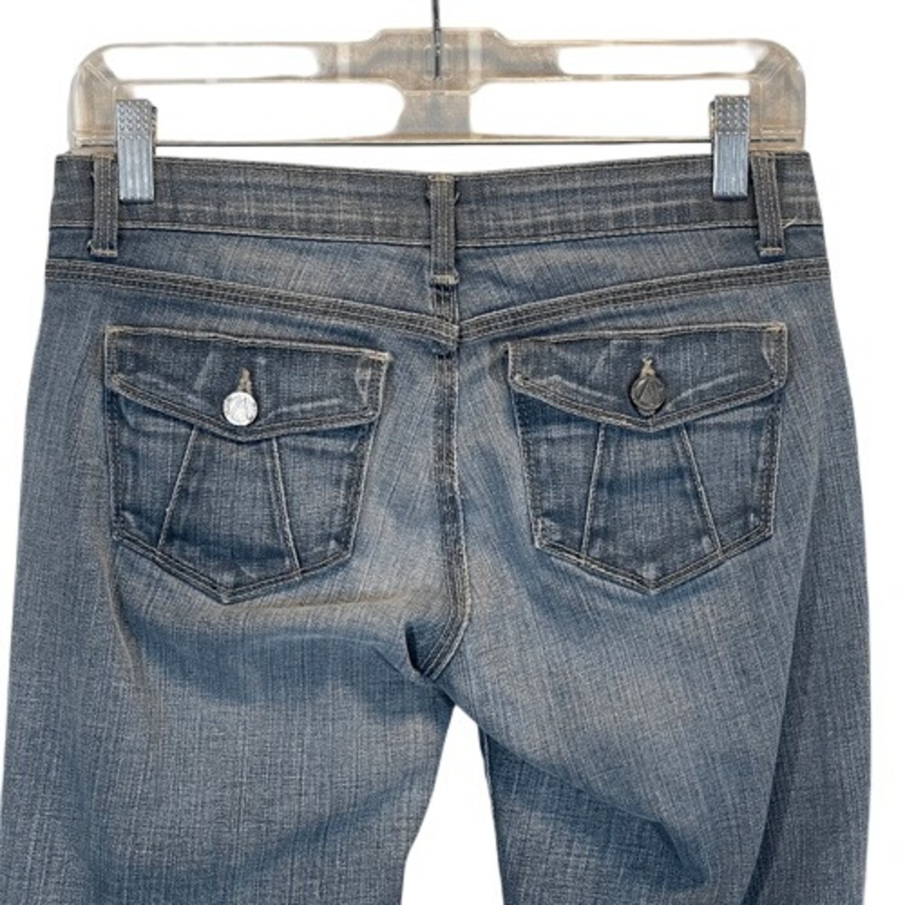 ARISTOCRAT Premium Denim Low Rise Bootcut Jeans Stretch USA Made Size 27 - Picture 7 of 12